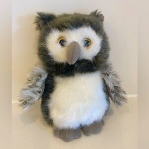 Toys R Us Barn Owl Grey Owl Plush Stuffed Animal 12" - Excellent Condition
